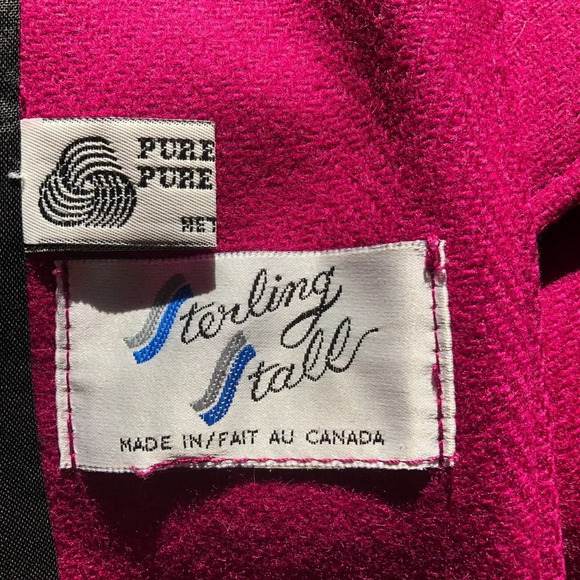 Vintage Sterling Stall Lined Blazer Fuchsia Size Small - Picture 7 of 7